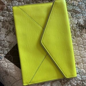 Neon Envelope clutch